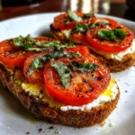 Cottage Cheese and Tomato Toast
