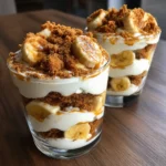 Creamy Biscoff Banana Breakfast Parfaits