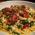 Creamy Tuscan Chicken Orzo