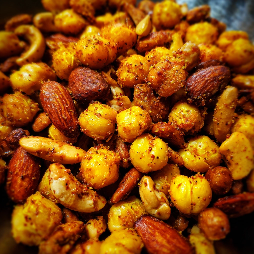 Crispy Air Fryer Chickpea Snack Mix