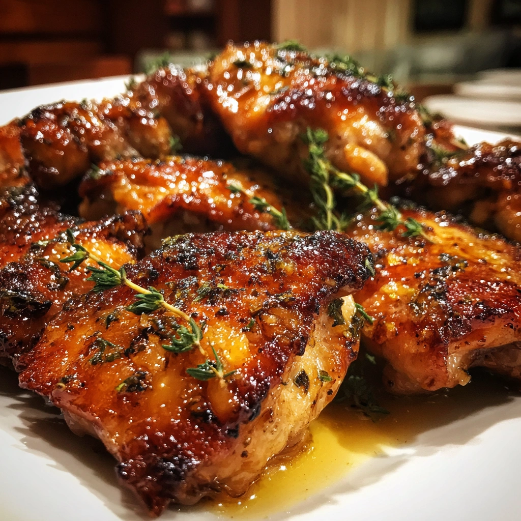 Crockpot Brown Sugar Peach Glazed Chicken