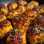 Crockpot Honey Mustard Meatballs