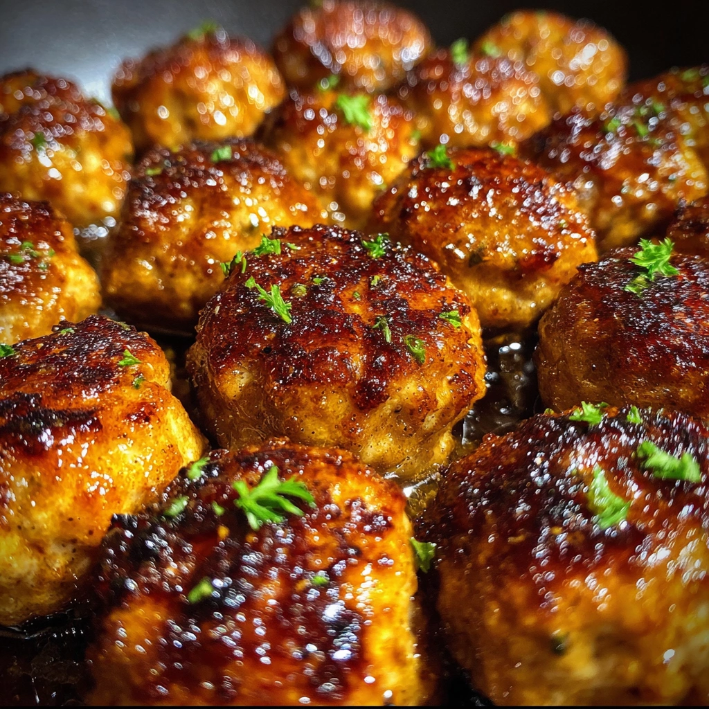 Crockpot Honey Mustard Meatballs