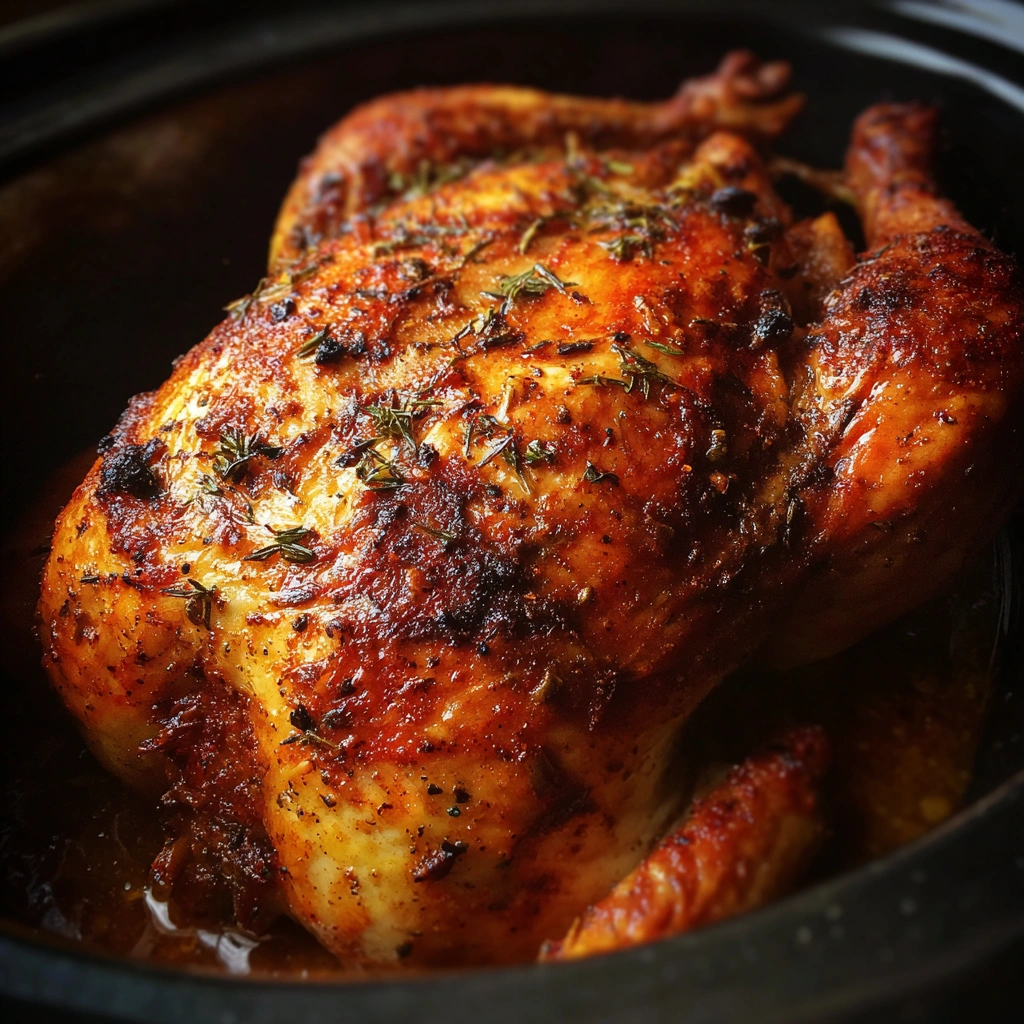 Crockpot Rotisserie Chicken