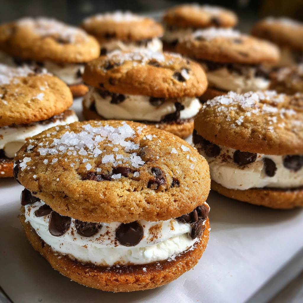 Frozen Yogurt Cookie Sandwiches