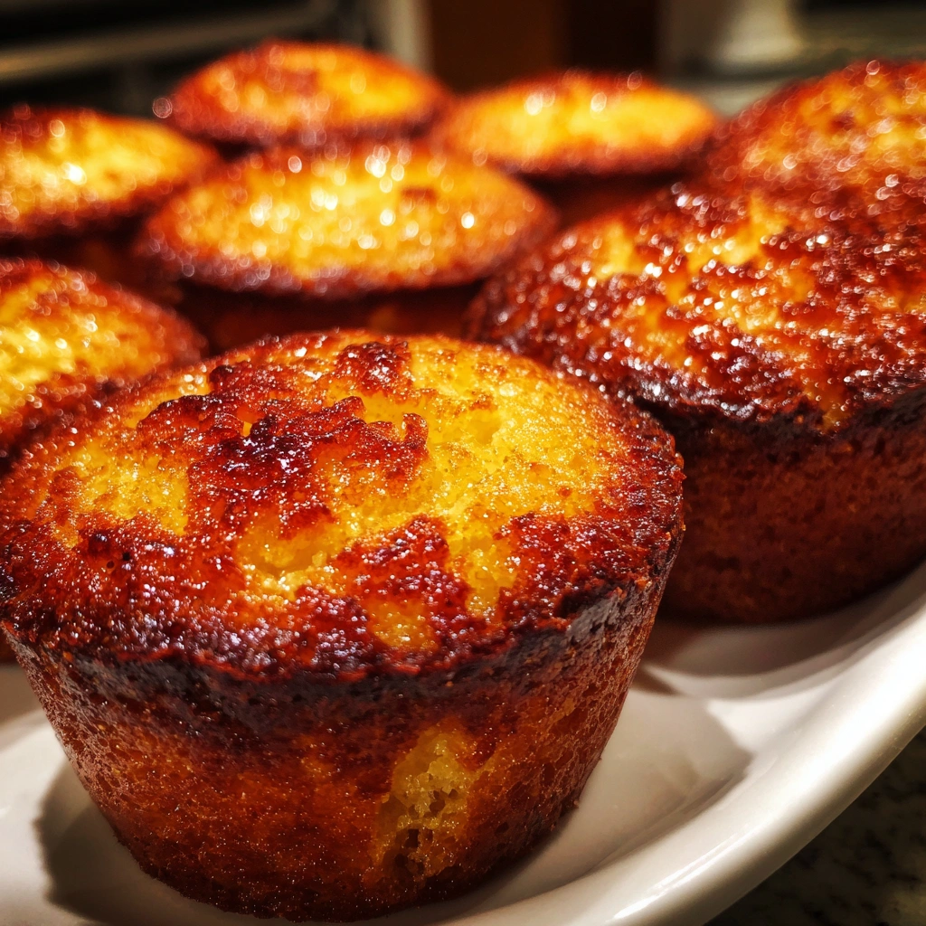 Honey Butter Cornbread Muffin Bites