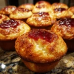 Jam-Filled Almond Breakfast Muffins