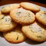 Lemon Basil Sugar Cookies