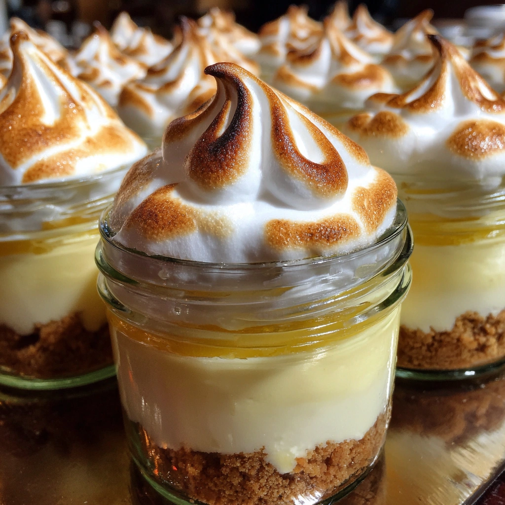 Lemon Meringue Cheesecake Jars