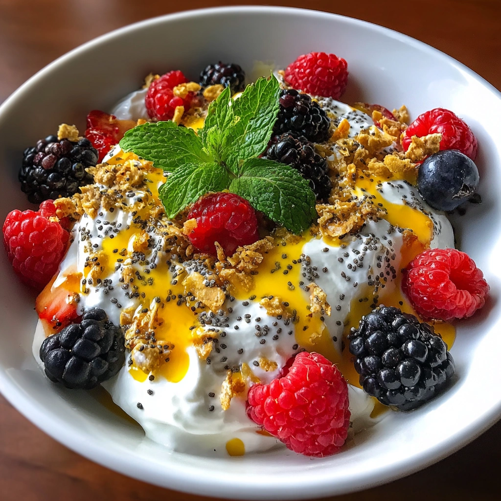 Lemon Poppy Seed Yogurt Breakfast Bowl