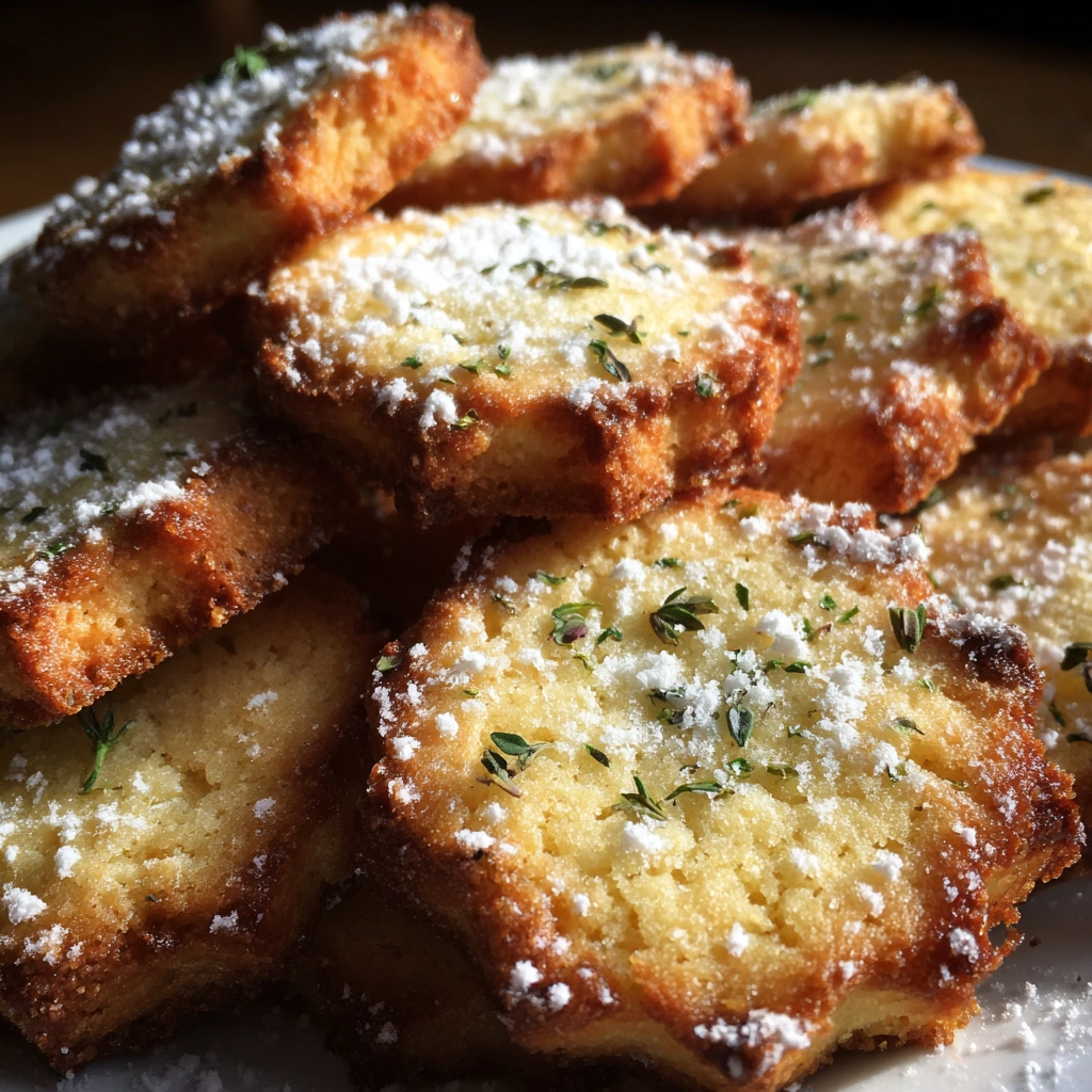 Lemon Thyme Shortbread Cookies