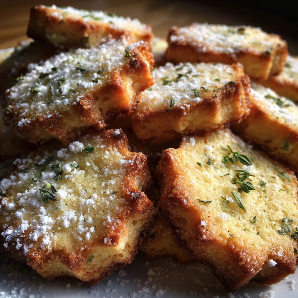 Lemon Thyme Shortbread Cookies