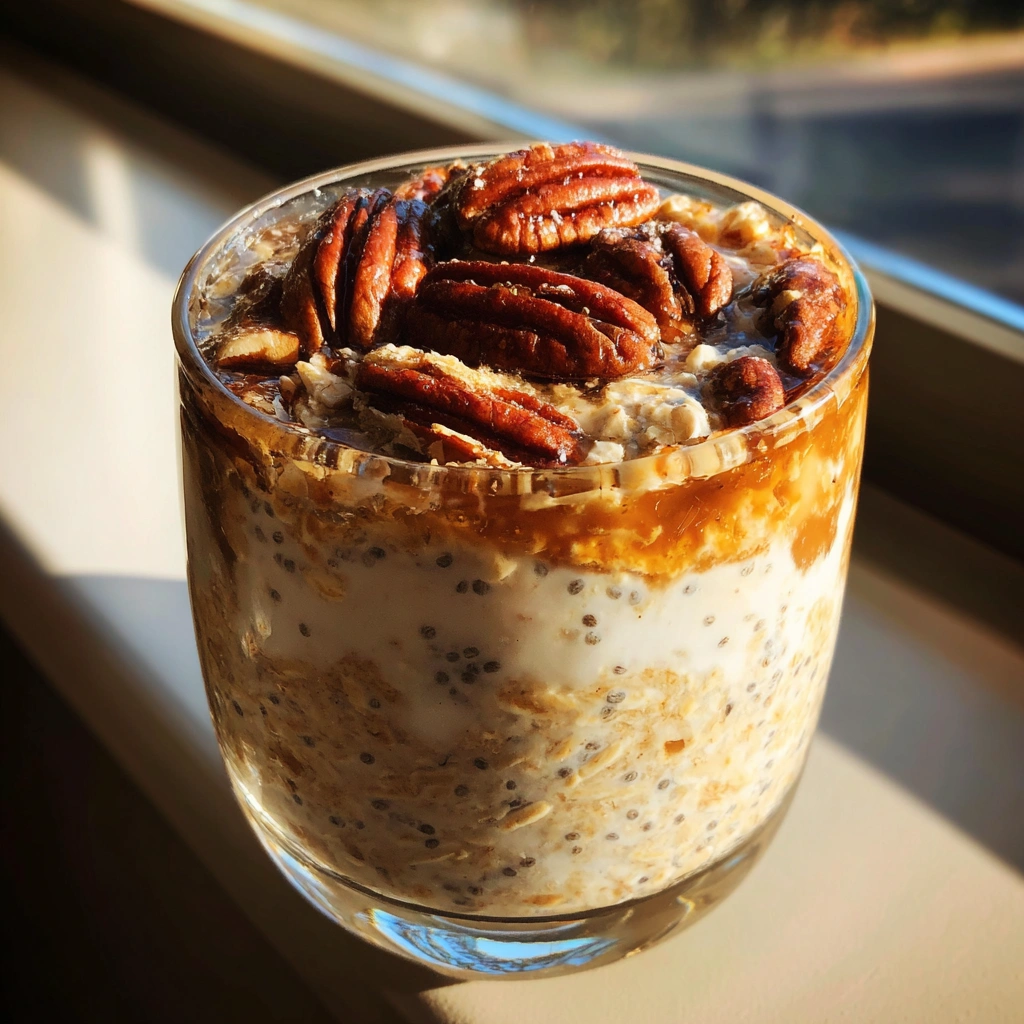 Maple Pecan Overnight Oats