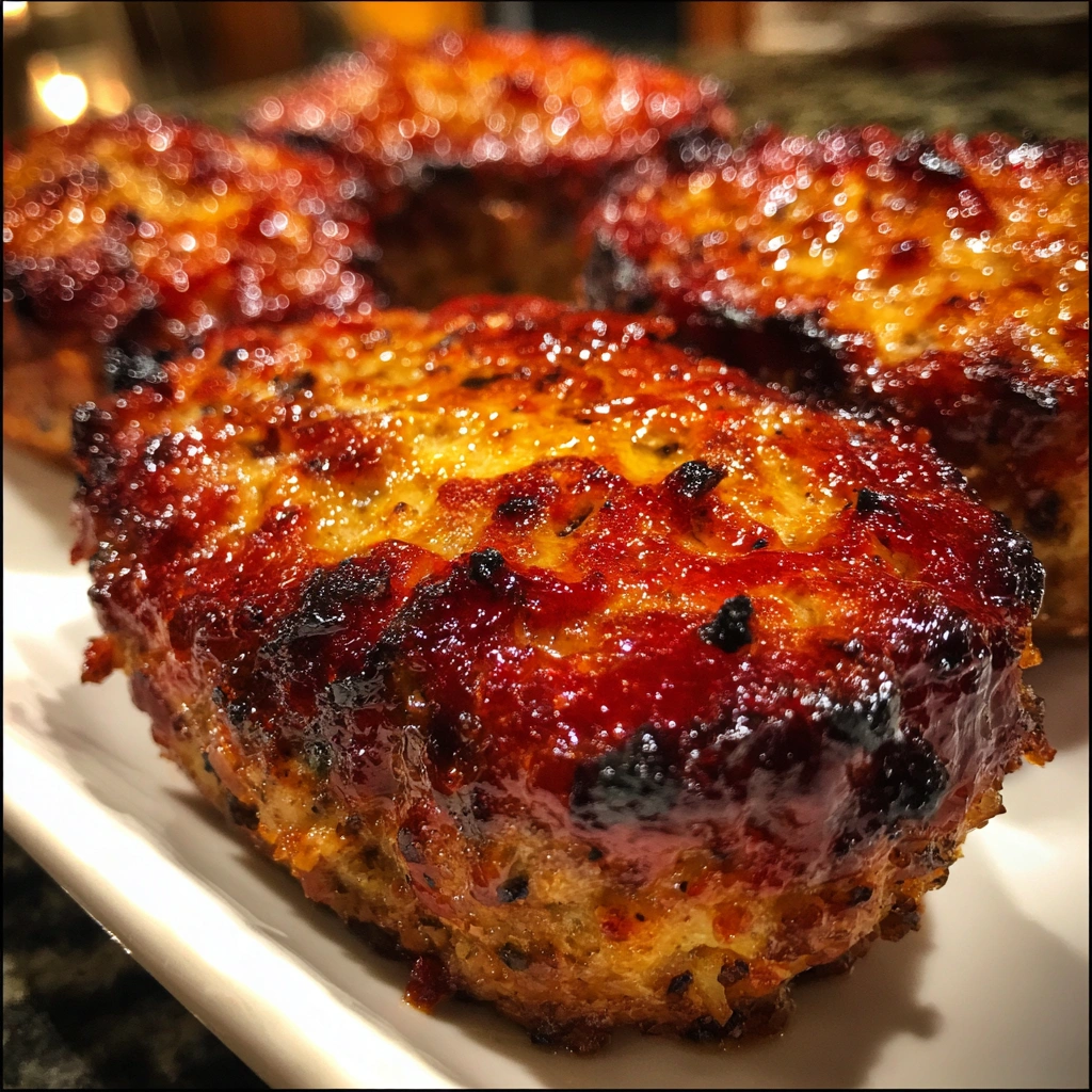Mini BBQ Meatloaf