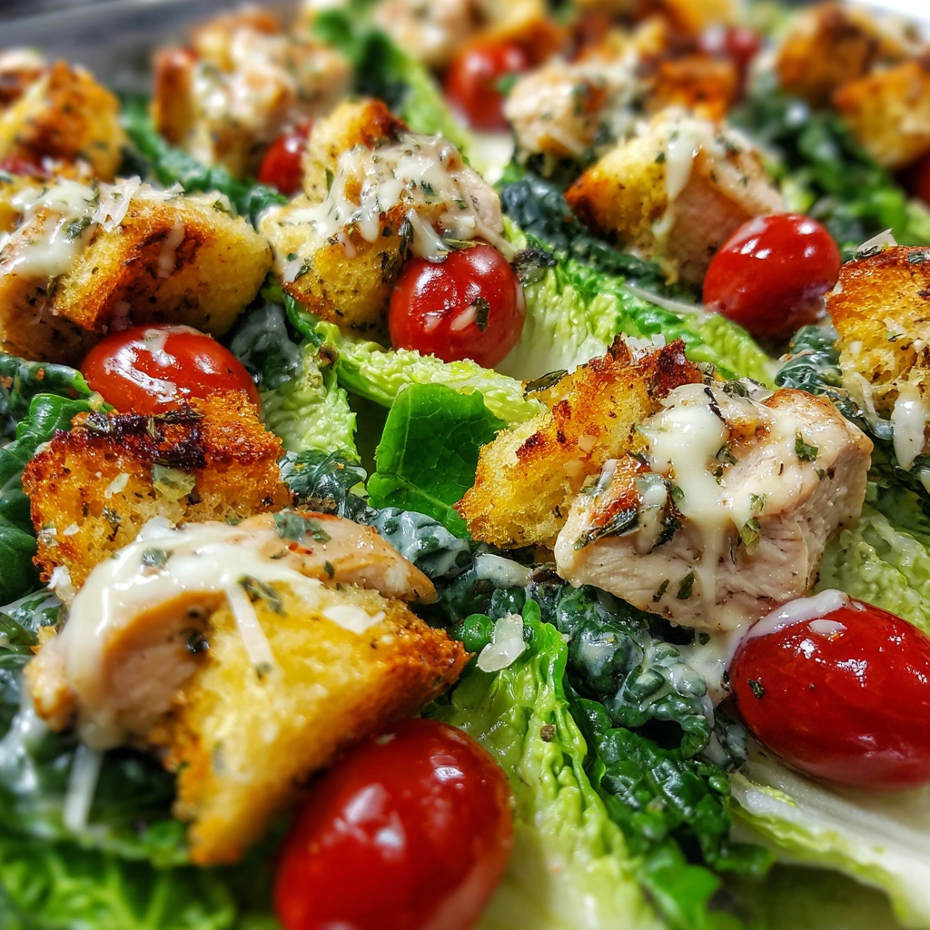 Mini Chicken Caesar Salad Bites