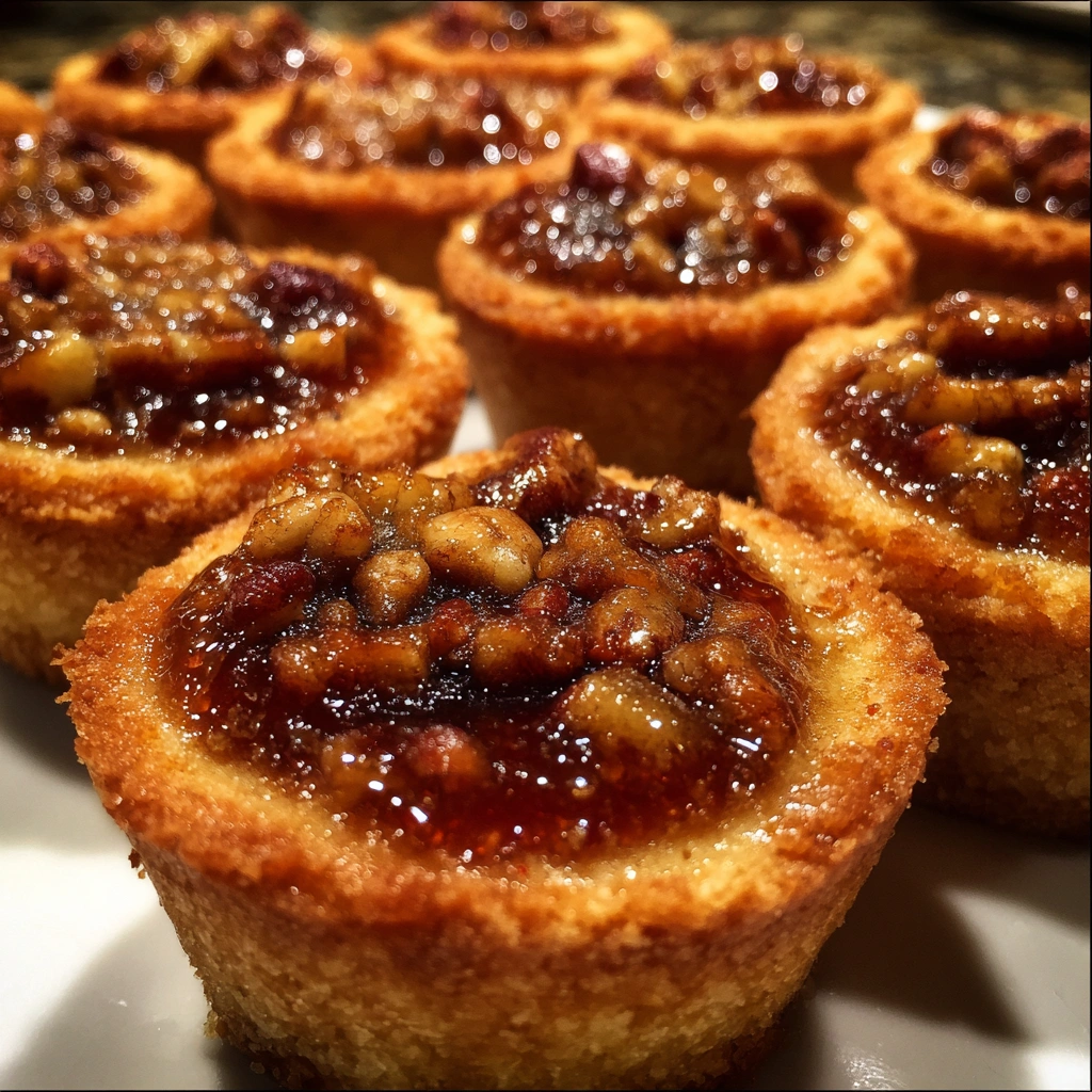 Mini Texas Pecan Pie Cookie Cups