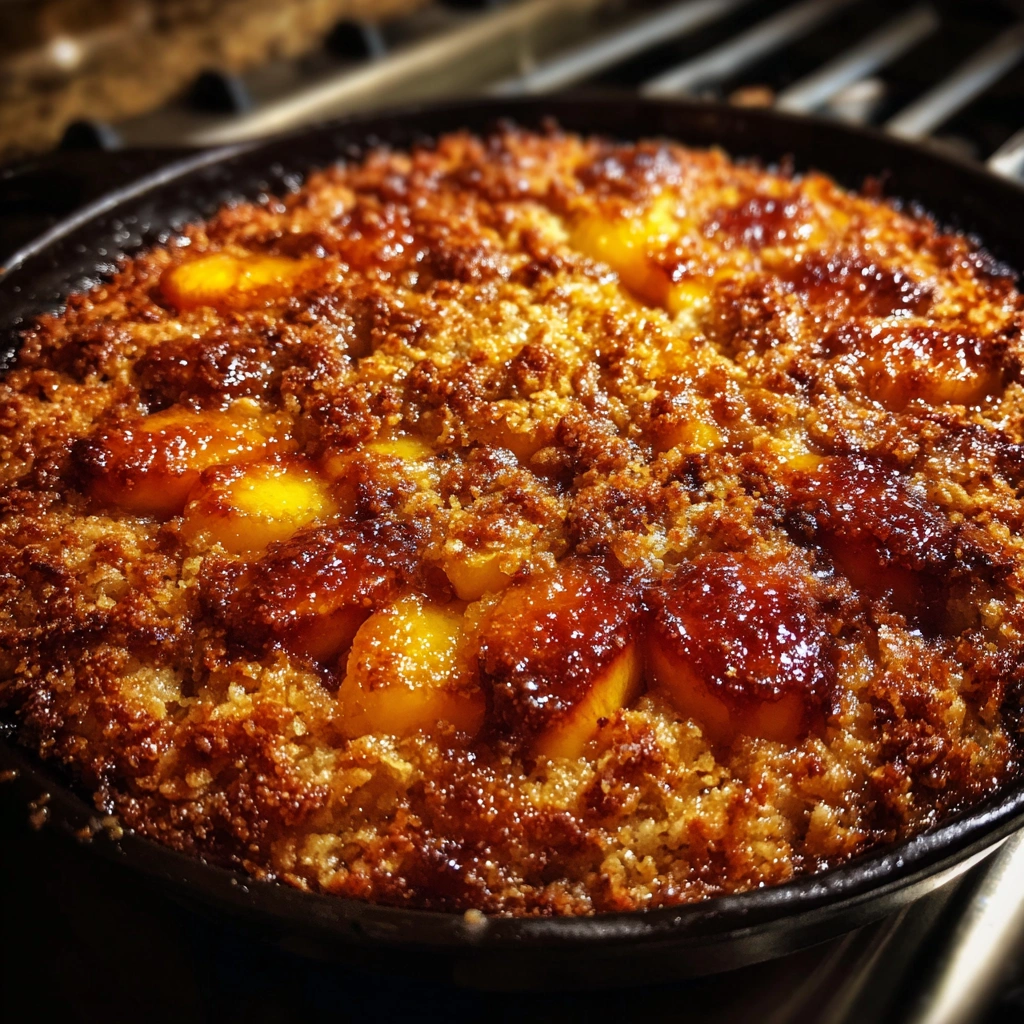 Nectarine Cobbler Breakfast Bake