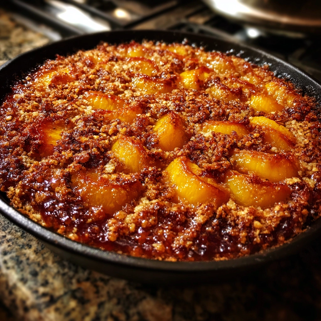 Nectarine Cobbler Breakfast Bake