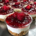 No-Bake Raspberry Chia Cheesecake Cups
