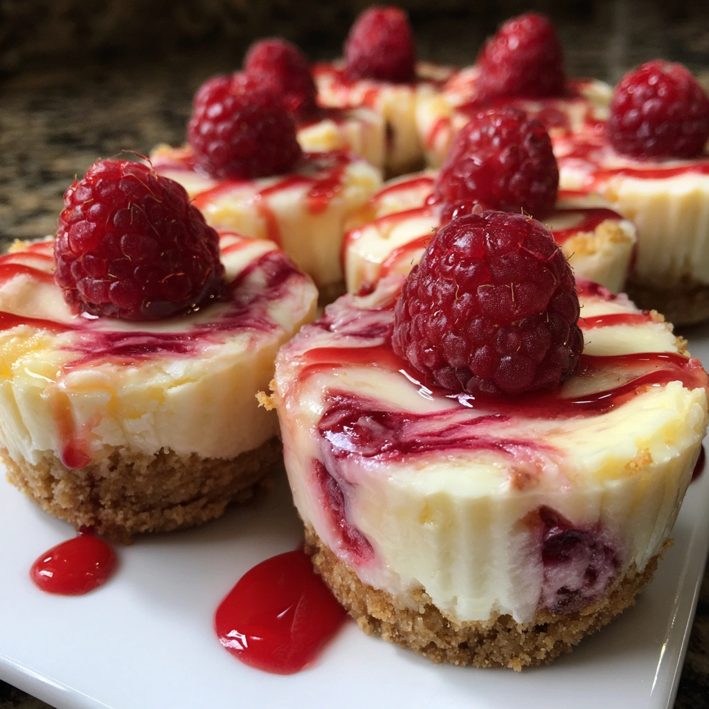 No-Bake White Chocolate Raspberry Cheesecake Cups