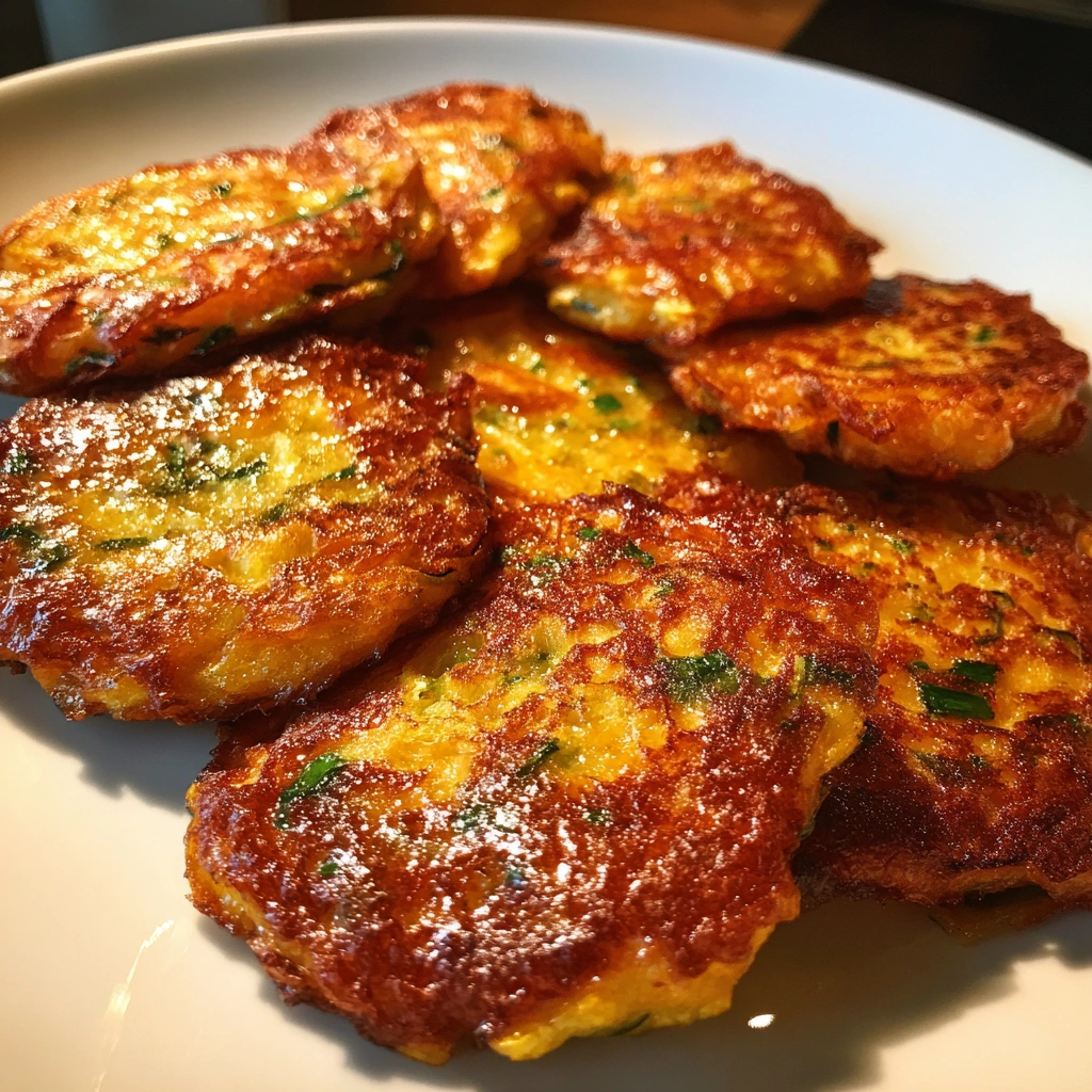 Patty Pan Squash Fritters