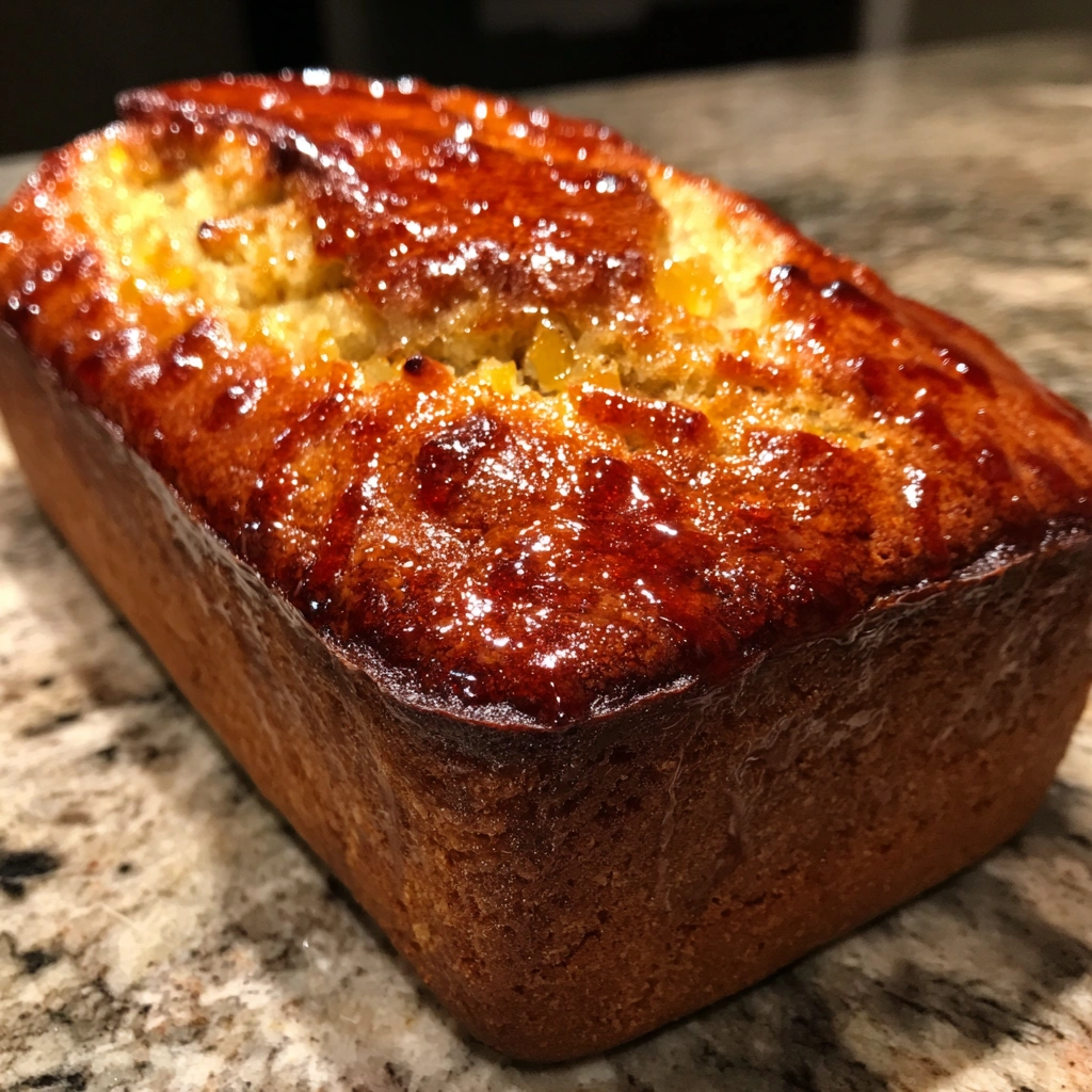 Peach Cobbler Banana Bread