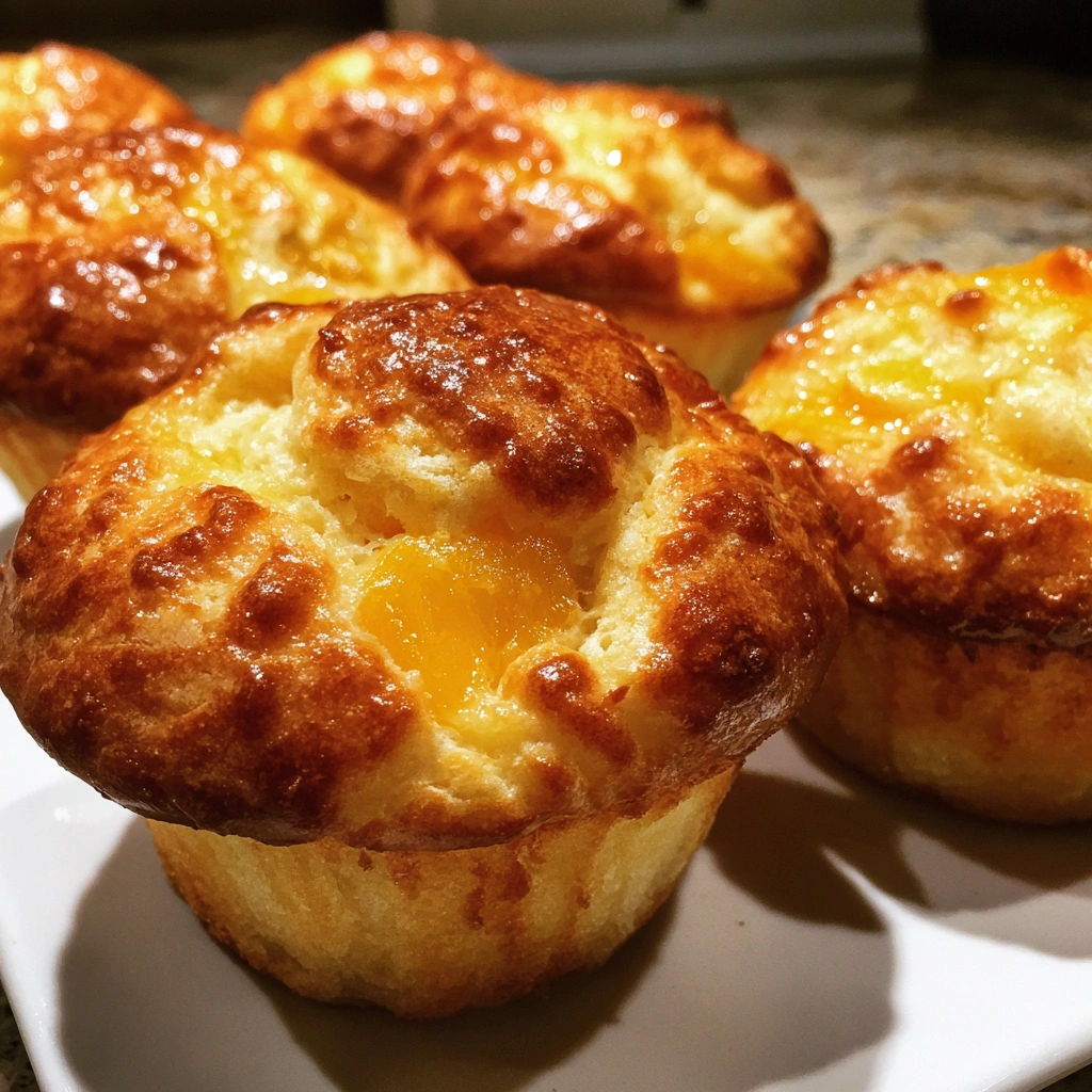 Peach Cream Cheese Muffins