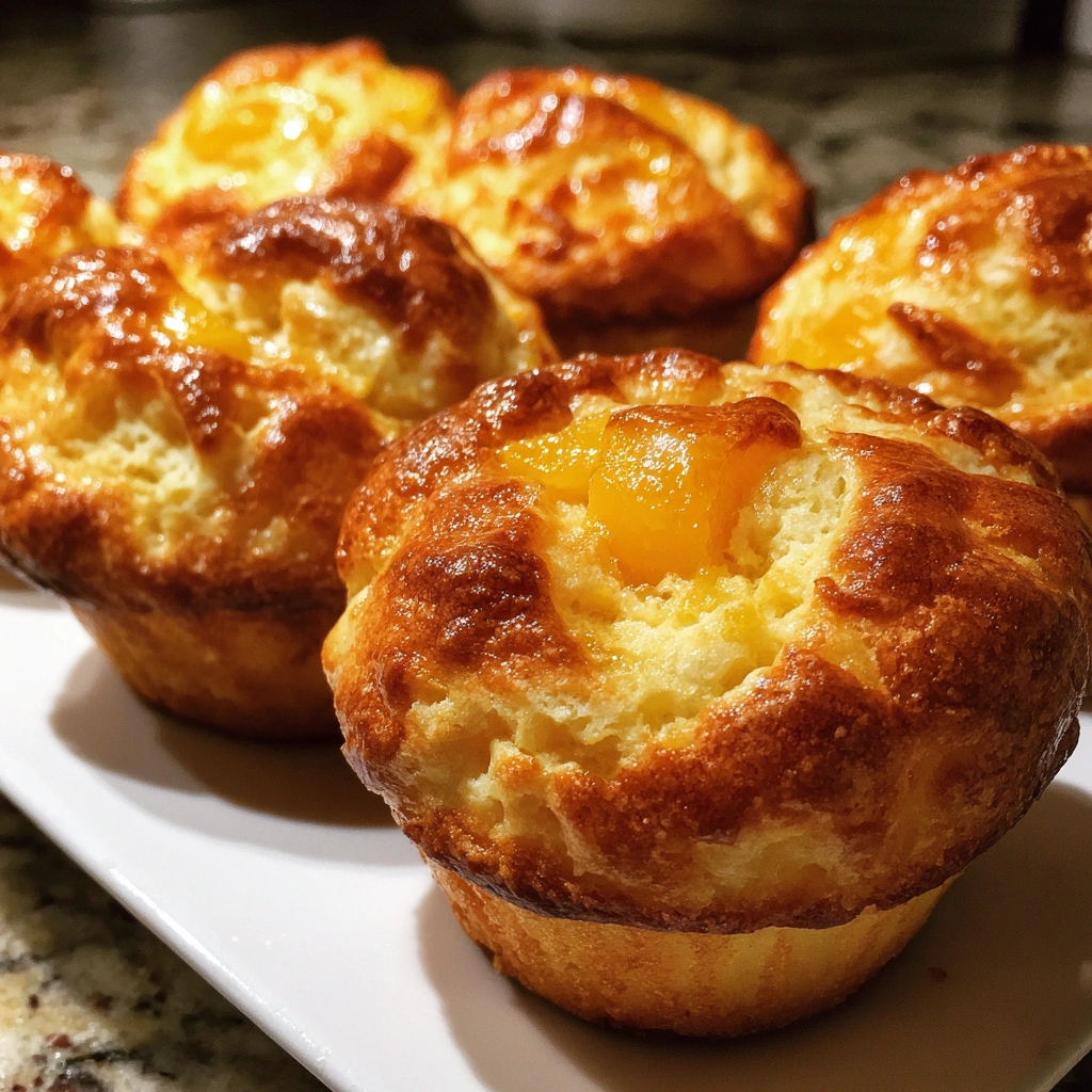 Peach Cream Cheese Muffins
