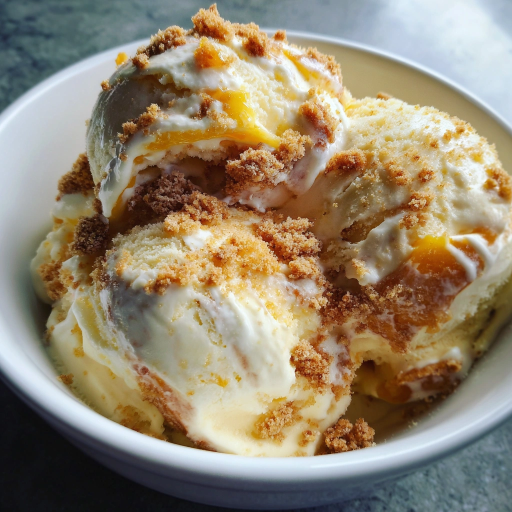 Peach Cream Pie Ice Cream