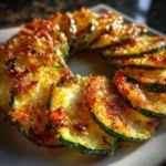 Roasted Garlic Parmesan Zucchini Chips