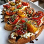 Roasted Tomato & Whipped Feta Toasts