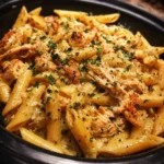 Slow Cooker Chicken Caesar Pasta