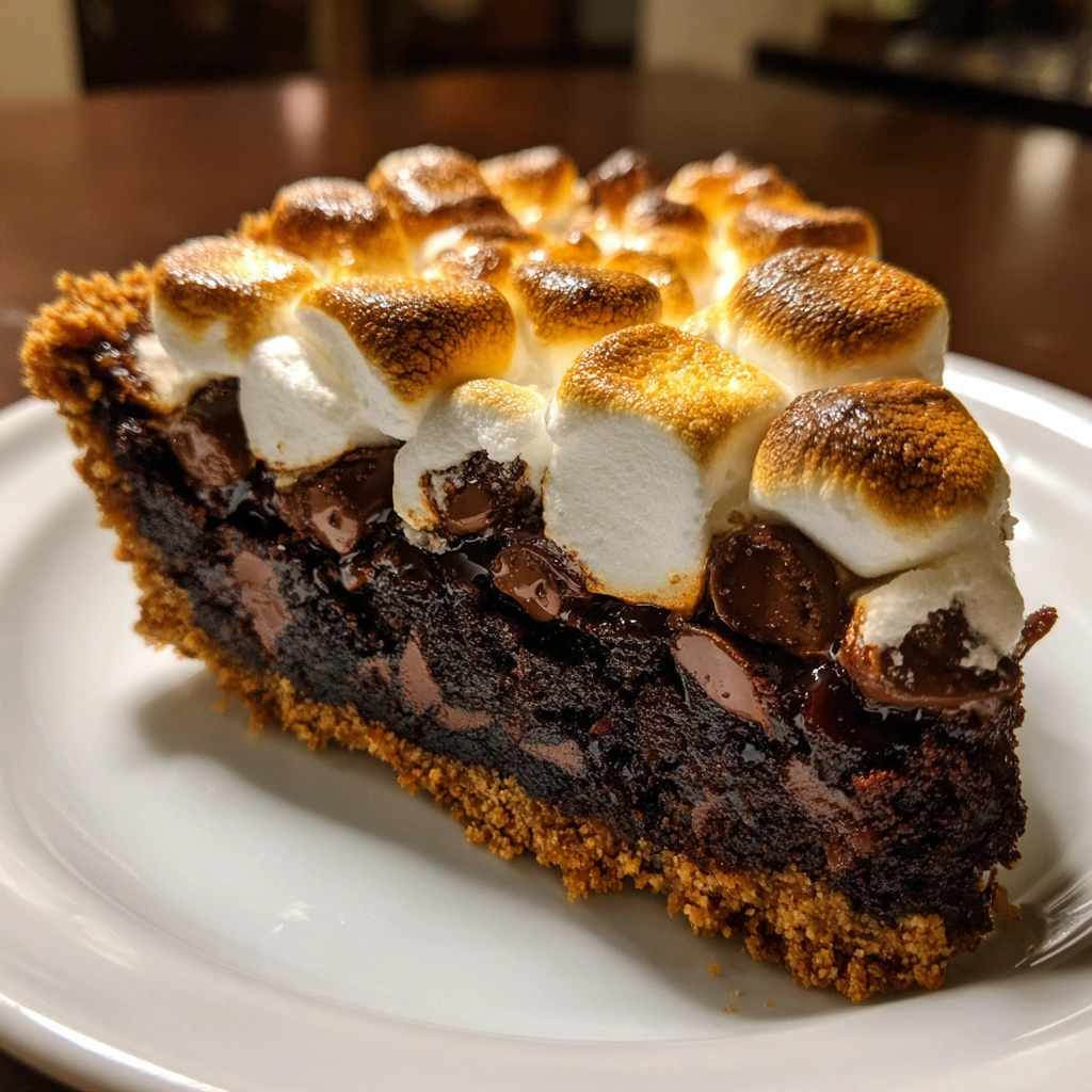 S’mores Brownie Pie