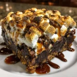 S’mores Brownie Pie