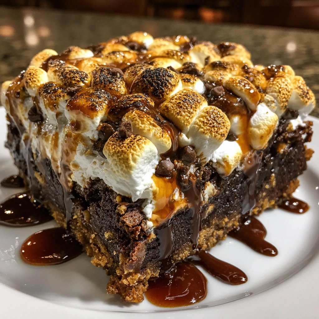 S’mores Brownie Pie
