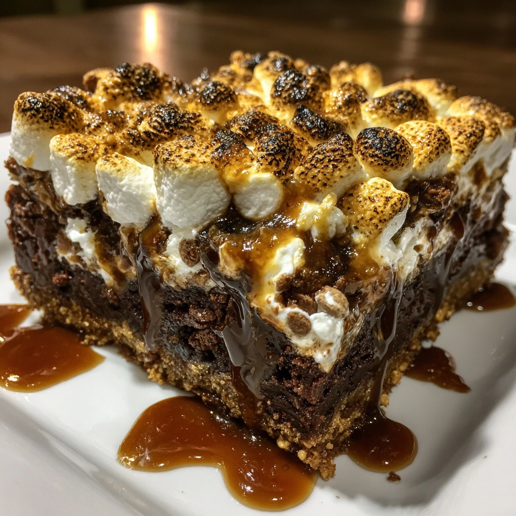 S’mores Brownie Pie