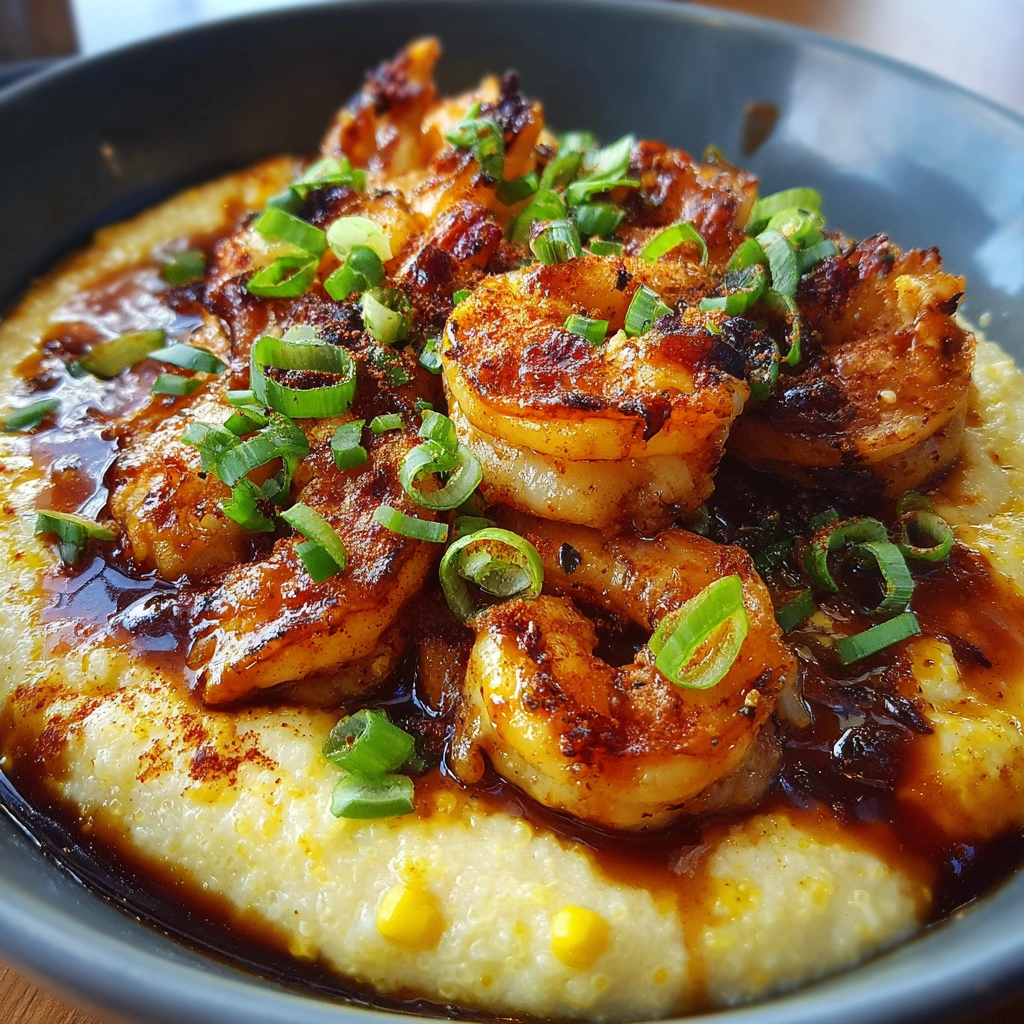 Southern Shrimp & Corn Grits Bowl