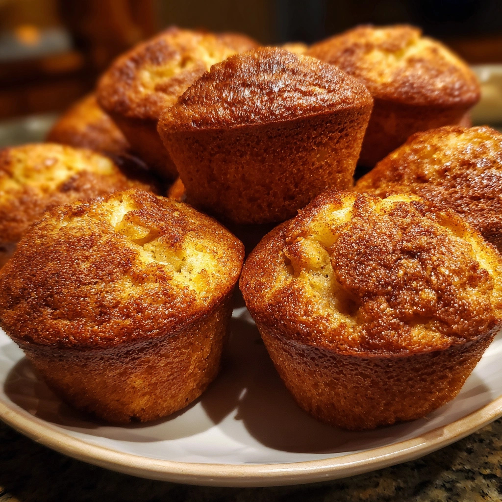 Spiced Apple Cornbread Muffins
