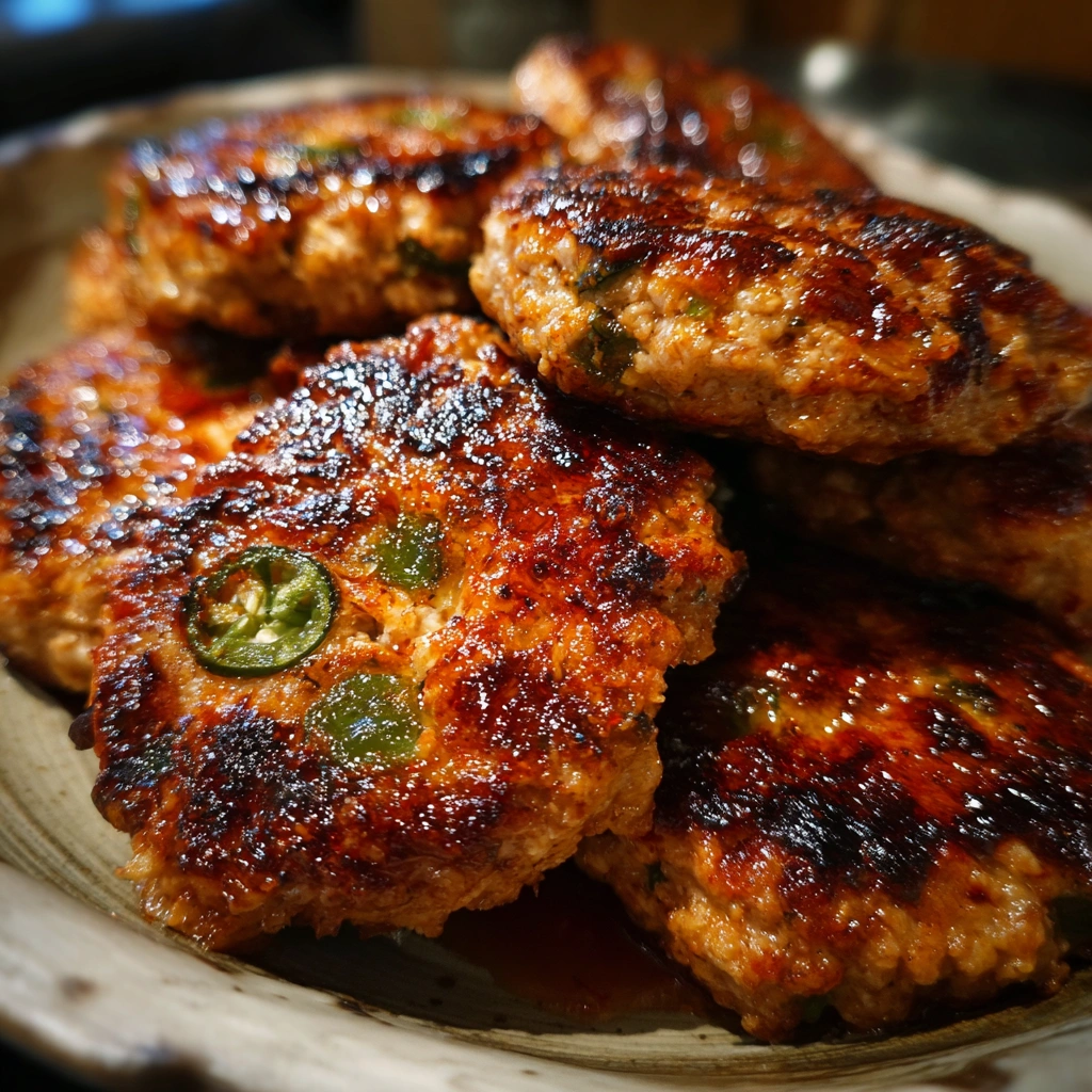 Spicy Jalapeño Turkey Burgers