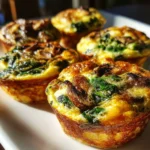 Spinach Mushroom Egg Muffins