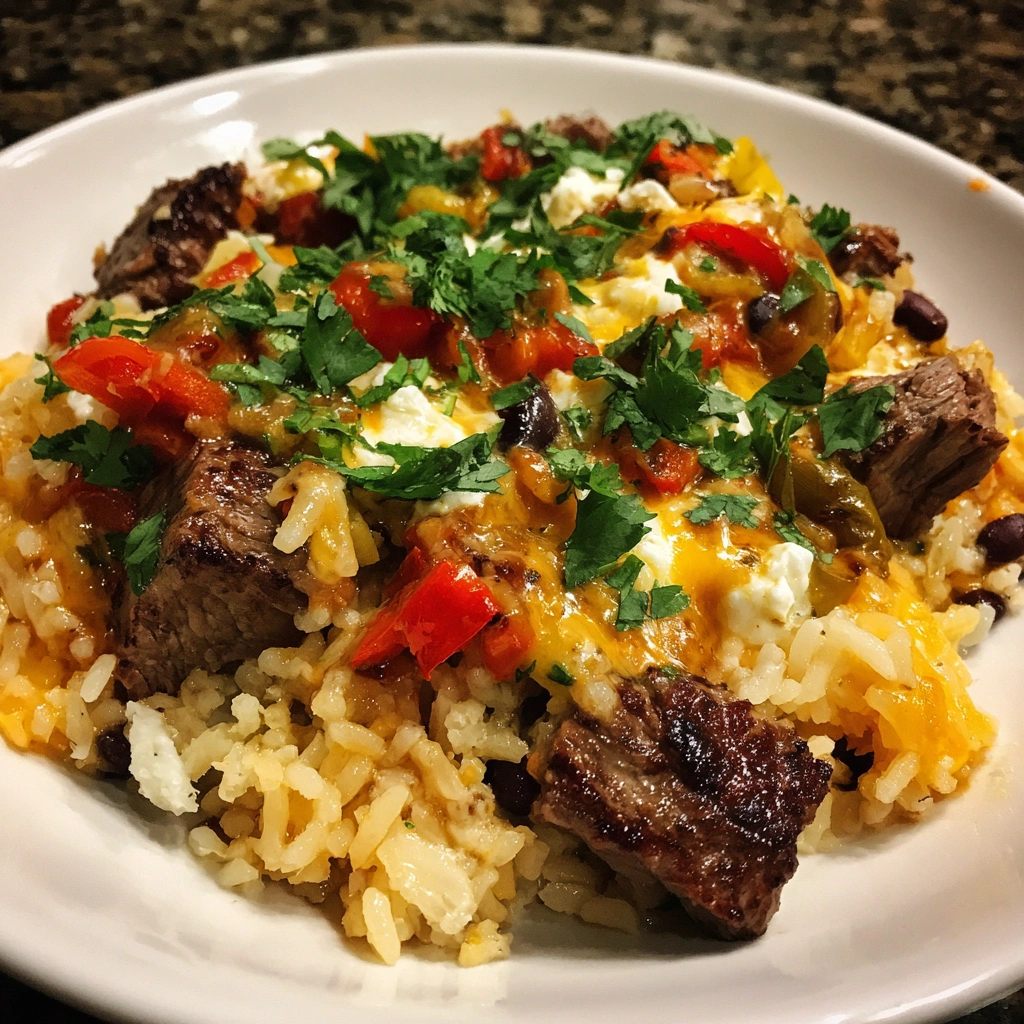 Steak & Queso Rice