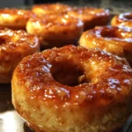 Sticky Apple Cinnamon Baked Donuts