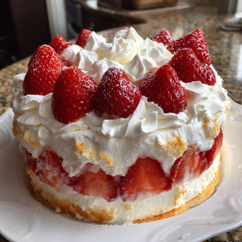 Strawberry Shortcake Cloud Cake