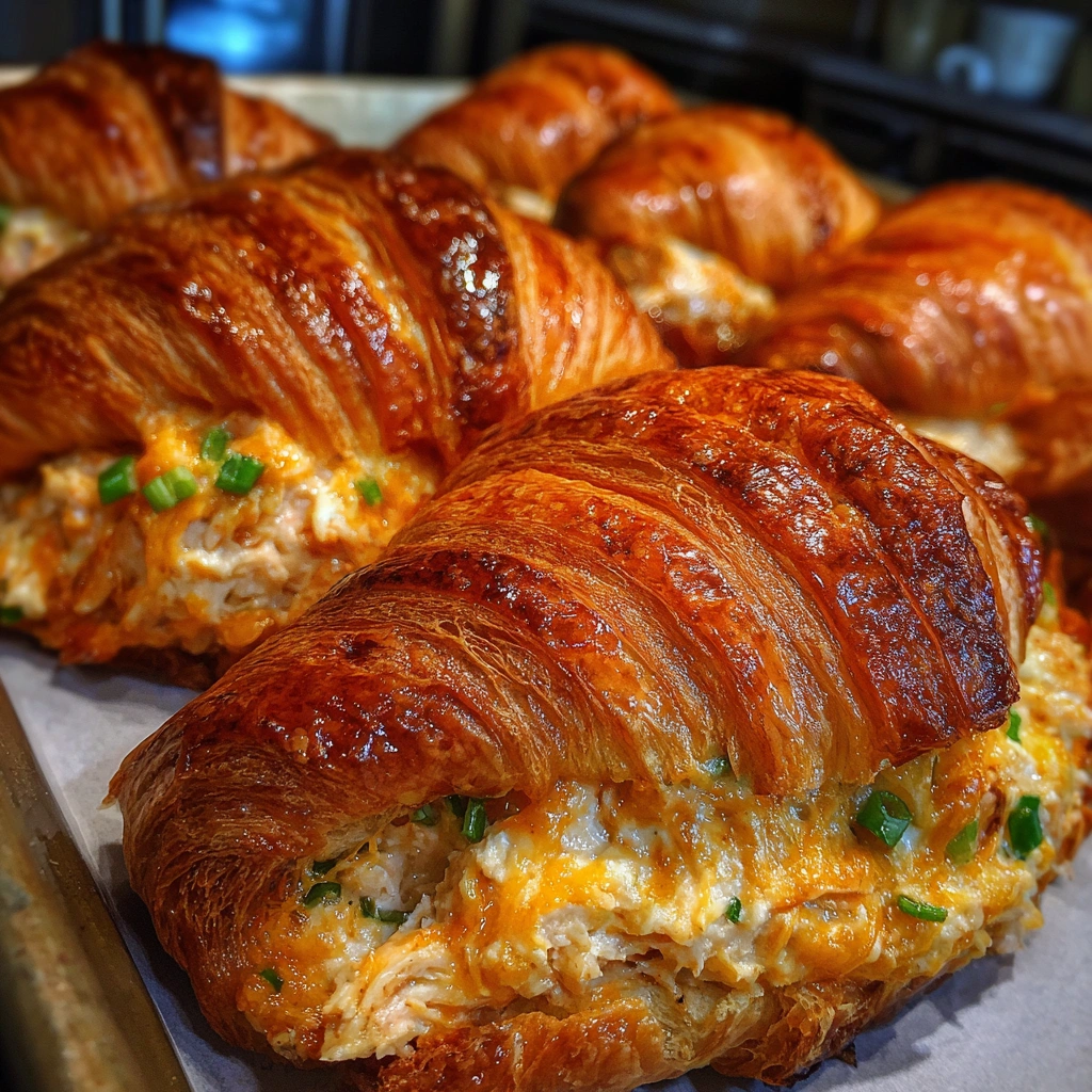 Stuffed Chicken Salad Croissant Melts