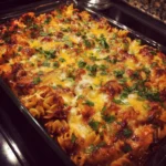 Texas-Style BBQ Chicken Pasta Bake