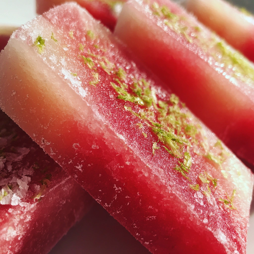 Watermelon Sherbet Ice Cream Slices