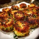 Zucchini Parmesan Panko Bites