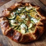 Zucchini and Goat Cheese Breakfast Galette