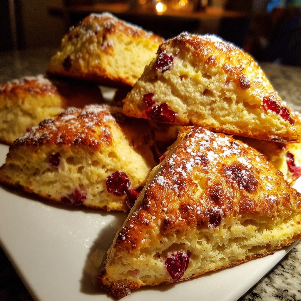 Cranberry Orange Scones