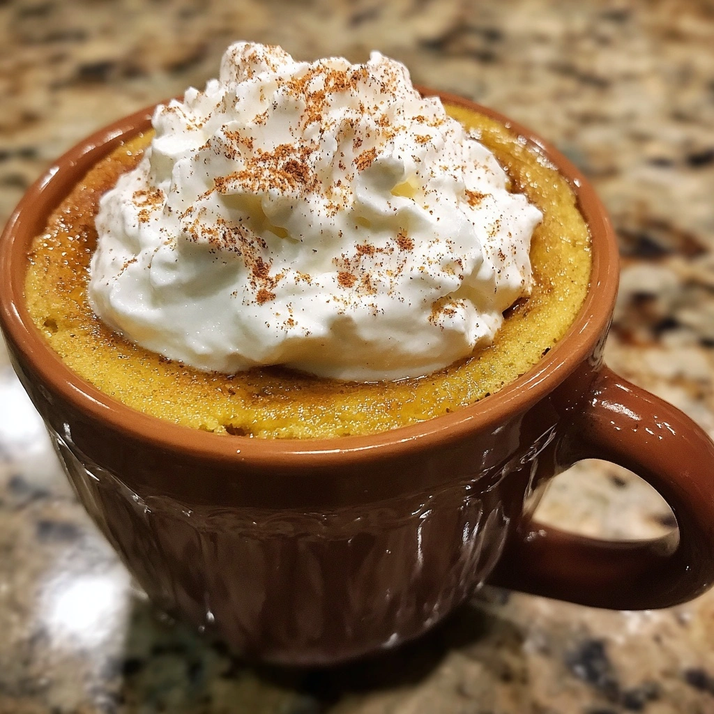 Pumpkin Spice Latte Mug Cake